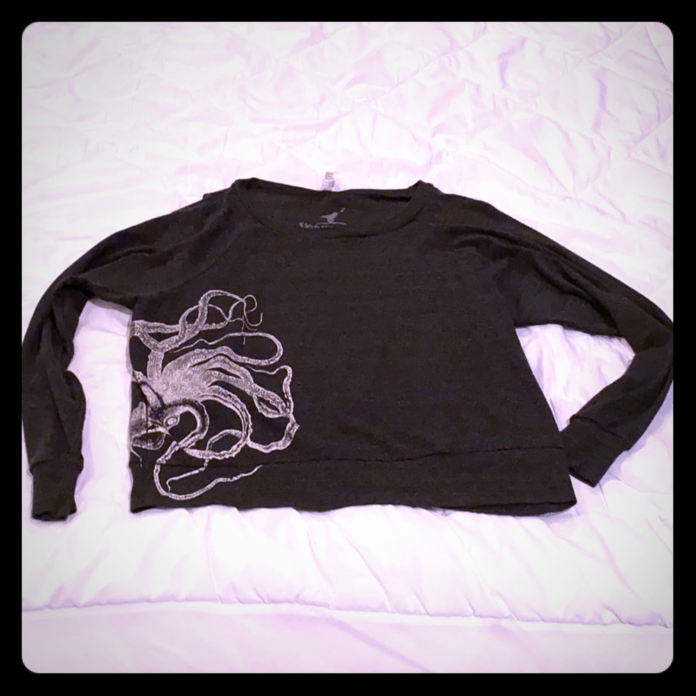 Lightweight Cropped Sweatshirt